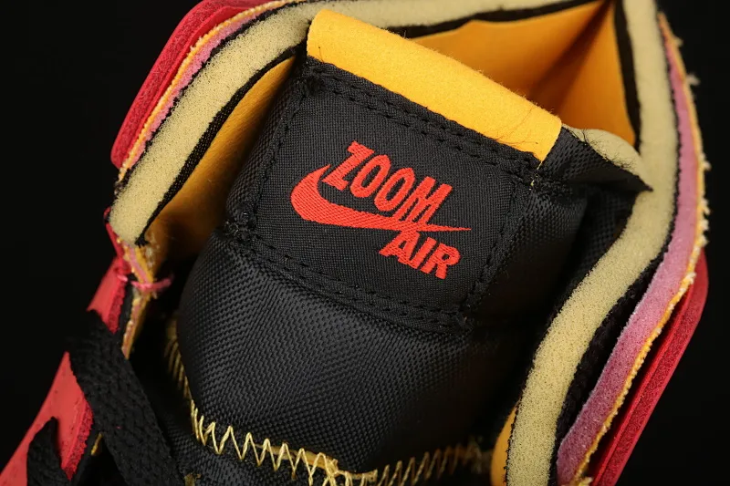 All categories Air Jordan Jordan series basketball shoes Air Jordan 1 High Z version Air Jordan 1 Zoom CMFT AJ Joe 1 black red yellow hook CT0978-006